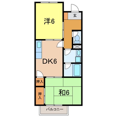 サープラスⅡ築山の物件間取画像